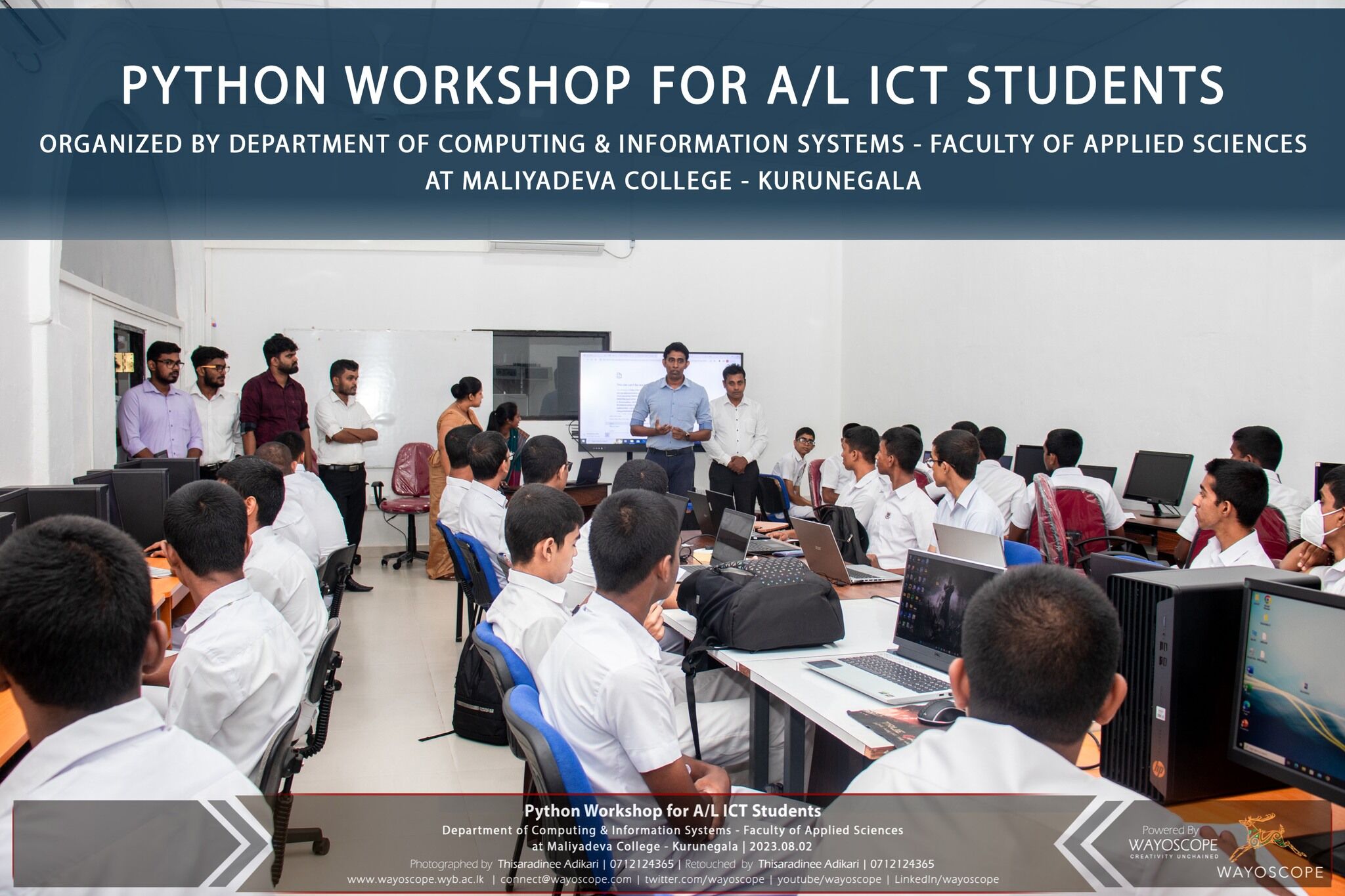 Python Workshop for A/L ICT Students – Faculty of Applied Sciences